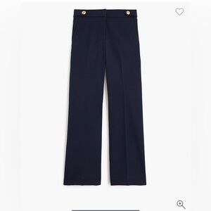 Cropped wide-leg sailor pant